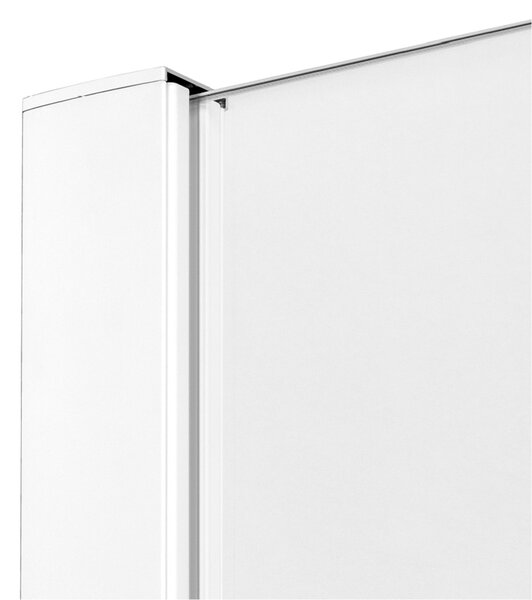 New Trendy New Modus White perete cabină de duș walk-in 90 cm alb mat/sticla transparentă EXK-2278