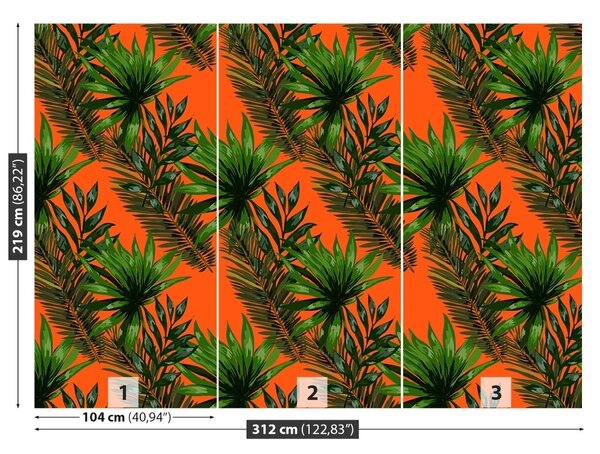 Fototapet Frunze tropicale