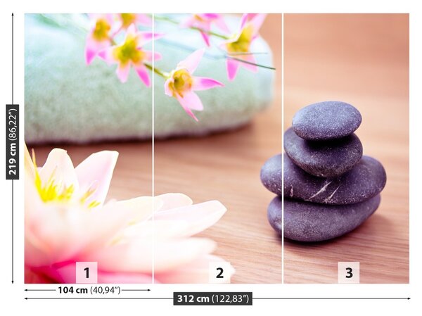Fototapet Spa pietre