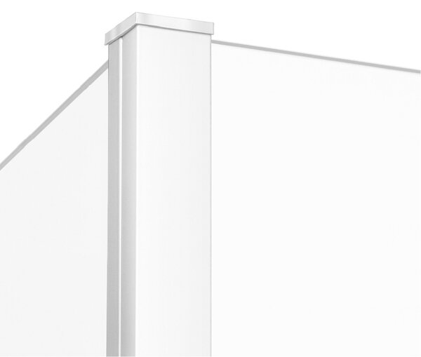 New Trendy New Modus White perete cabină de duș walk-in 90 cm alb mat/sticla transparentă EXK-2278