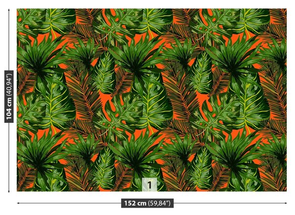 Fototapet Frunze tropicale