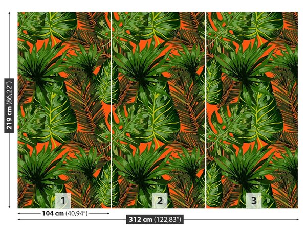 Fototapet Frunze tropicale