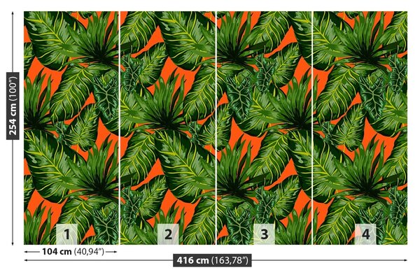 Fototapet Frunze tropicale