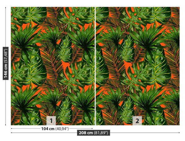 Fototapet Frunze tropicale
