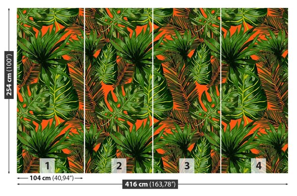 Fototapet Frunze tropicale