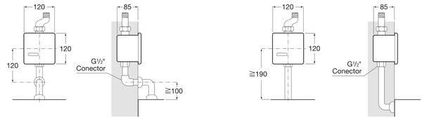 Roca Sentronic-S buton de spălare pentru pisoar crom lucios A5A8102C00