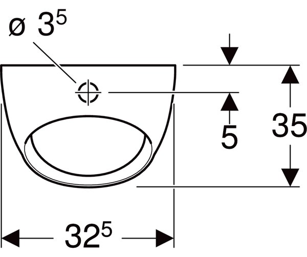 Geberit Selnova pisoar 502.790.00.1