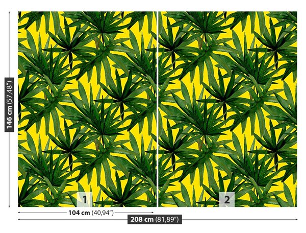 Fototapet Frunze tropicale
