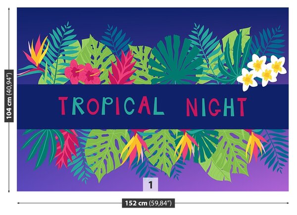 Fototapet tropical noapte