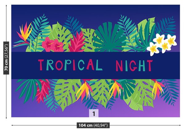 Fototapet tropical noapte