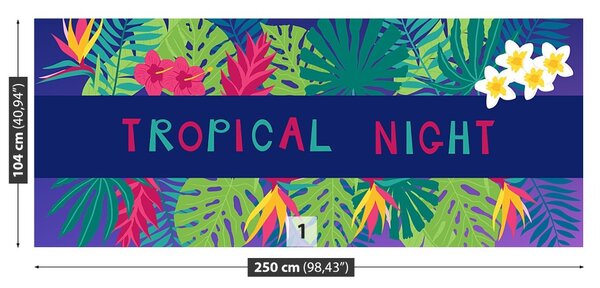 Fototapet tropical noapte