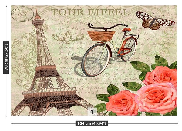 Fototapet Paris Vintage