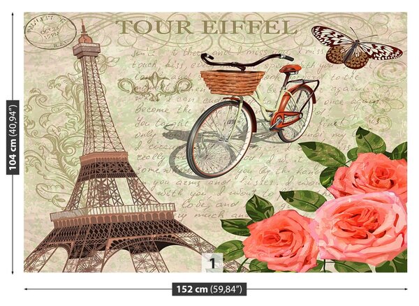 Fototapet Paris Vintage