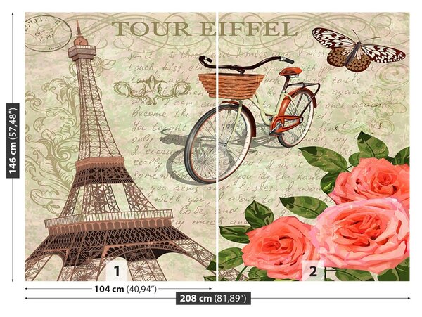 Fototapet Paris Vintage