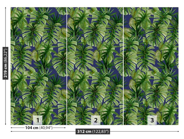 Fototapet tropical Monstera