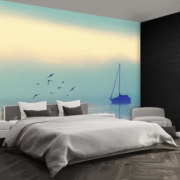 Fototapet Lacul Sailboat