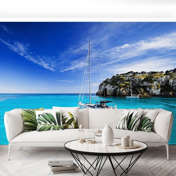 Fototapet Menorca Sailboat