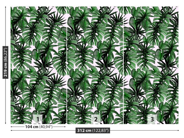 Fototapet Frunze tropicale