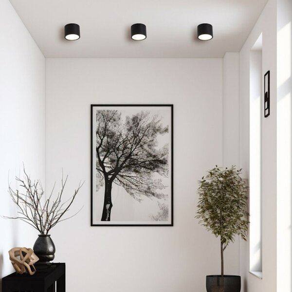 Light Prestige Kendal lampă de tavan 1x7 W negru LP63311SMIP65BK