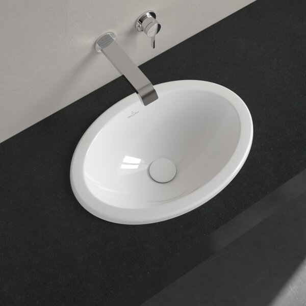 Villeroy & Boch Loop & Friends lavoar 50.5x36 cm ovale încastrat alb luciu 4A610001