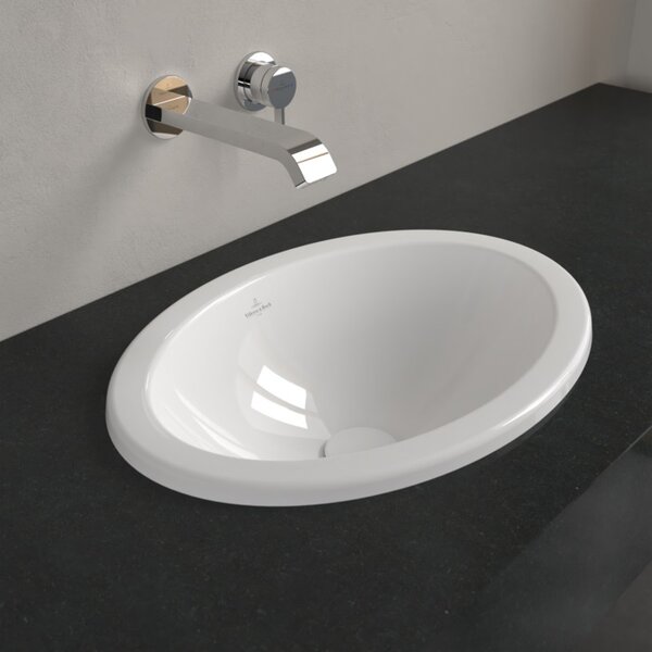 Villeroy & Boch Loop & Friends lavoar 50.5x36 cm ovale încastrat alb luciu 4A610001