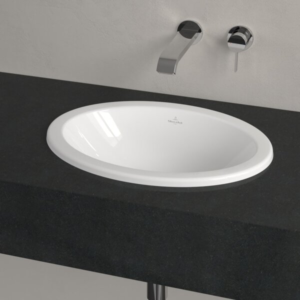 Villeroy & Boch Loop & Friends lavoar 50.5x36 cm ovale încastrat alb luciu 4A610001