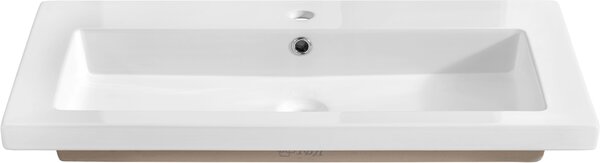 Comad Spirit lavoar 81x46 cm dreptunghiular mobilier alb luciu UM-8070 SPIRIT 80