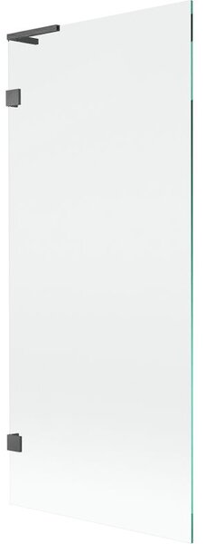 Mexen Lunar L paravan de duș cu 1 aripă 80 x 150 cm, transparent, gri-închis periat - 897L-080-000-66-00