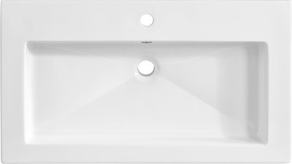 Comad Spirit lavoar 81x46 cm dreptunghiular mobilier alb luciu UM-8070 SPIRIT 80