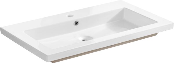 Comad Spirit lavoar 81x46 cm dreptunghiular mobilier alb luciu UM-8070 SPIRIT 80
