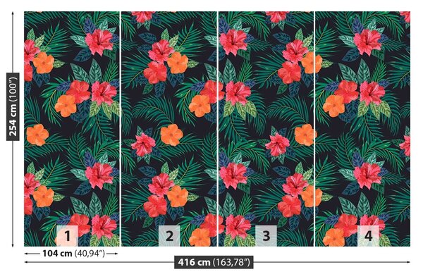 Fototapet Flori tropicale