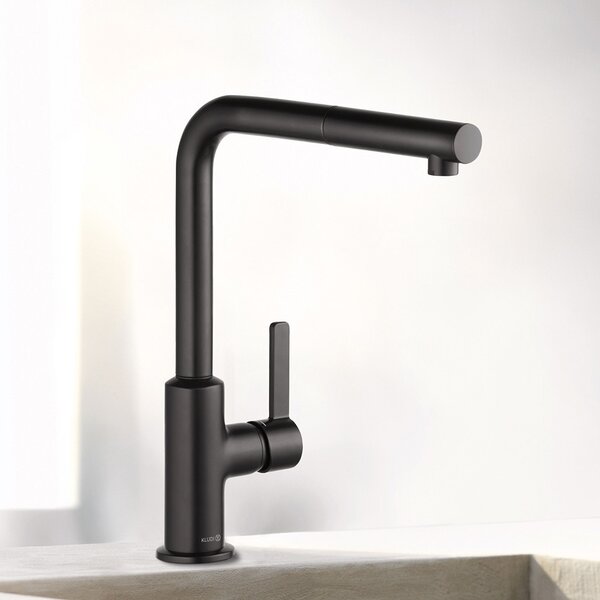 Kludi L-ine S baterie bucătărie pe picior negru 408513975