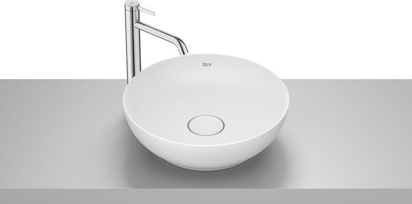 Roca Bol lavoar 42x42 cm rotund de blat alb mat A32787M620