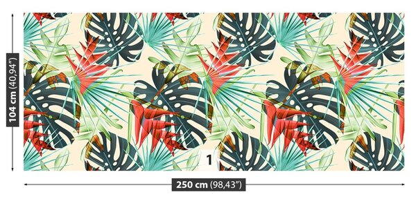 Fototapet Frunze tropicale