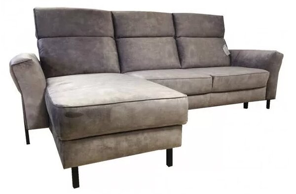 Canapea extensibila cu sezlong Mellow din piele