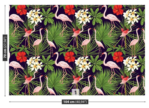Fototapet Plante Flamingos