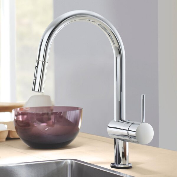 Grohe Minta baterie bucătărie pe picior StarLight Chrome 31358002