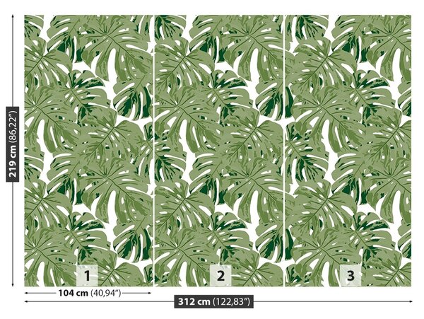 Fototapet Frunze tropicale