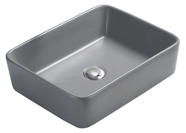 Mexen Catia chiuvetă de blat 48 x 37 cm, gri deschis mat - 21314861