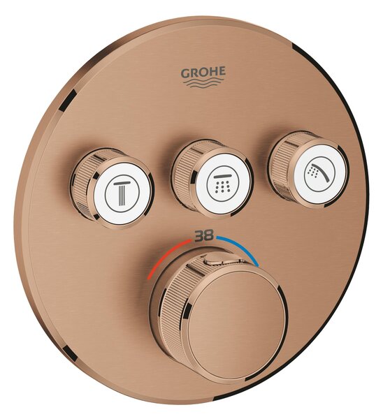 Grohe Grohtherm SmartControl baterie cadă-duș ascuns cu termostat Brushed Warm Sunset 29121DL0