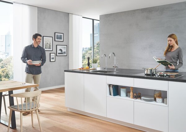 Grohe Blue supapă de bucătărie pe picior crom 31498001