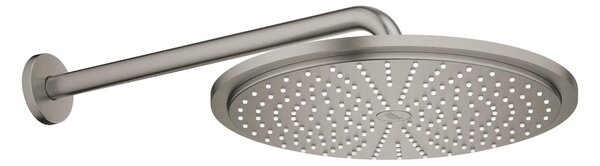 Grohe Rainshower cap de duș cu braț 31x31 cm rotund Brushed Hard Graphite 26066AL0