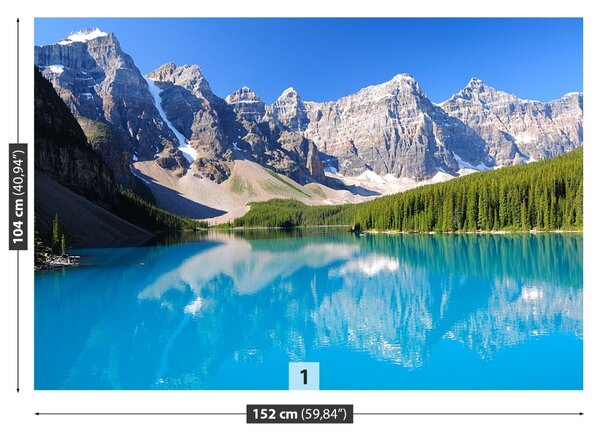 Fototapet Moraine Lake
