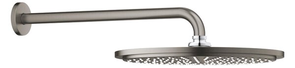 Grohe Rainshower cap de duș cu braț 31x31 cm rotund Brushed Hard Graphite 26066AL0