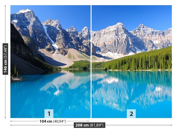 Fototapet Moraine Lake