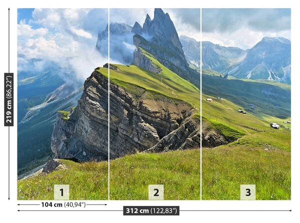 Fototapet Mountain Range