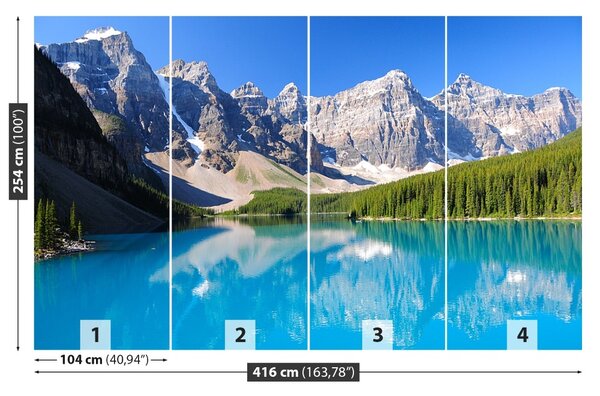 Fototapet Moraine Lake