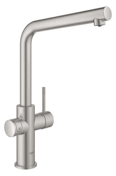 Grohe Blue baterie de bucatarie cu filtru pe picior SuperSteel 31454DC1