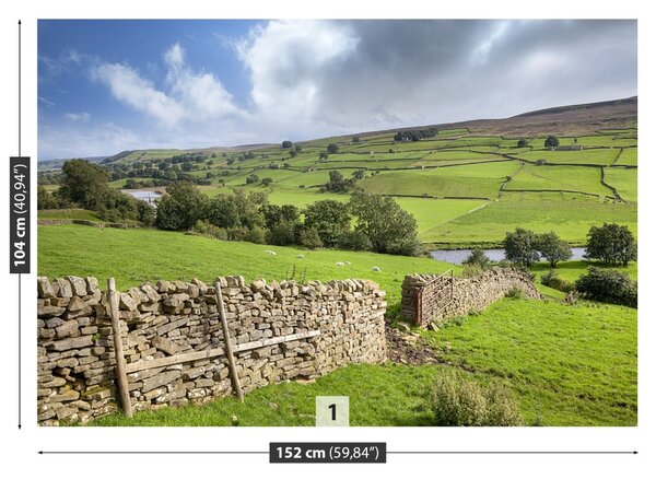 Fototapet Yorkshire Valley