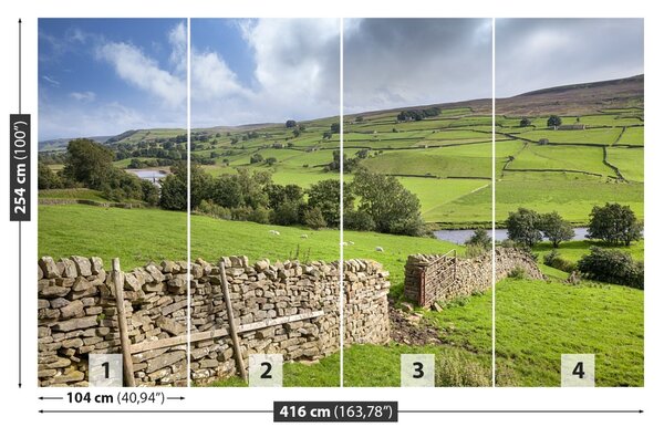 Fototapet Yorkshire Valley